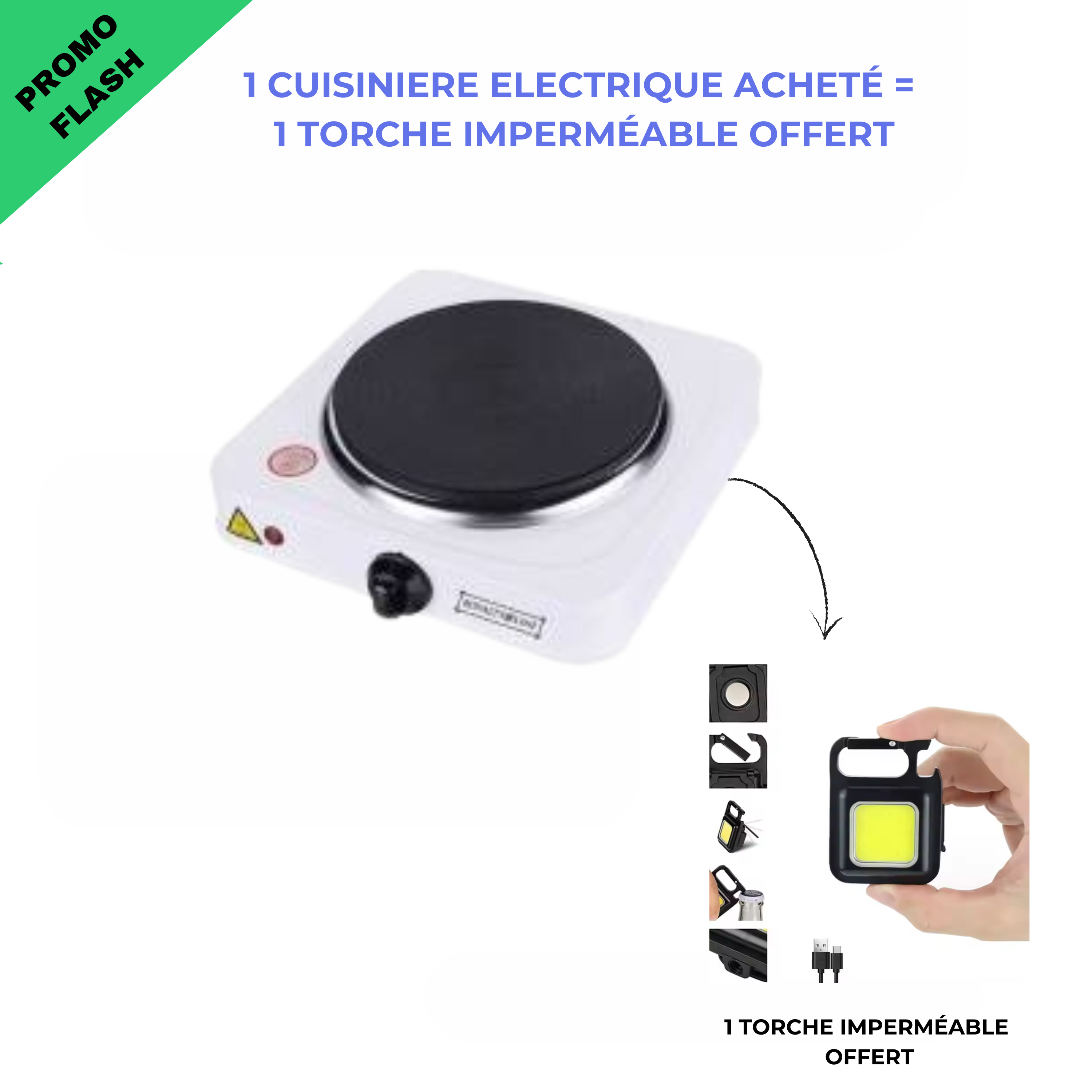 Cuisiniere + mini torche BF