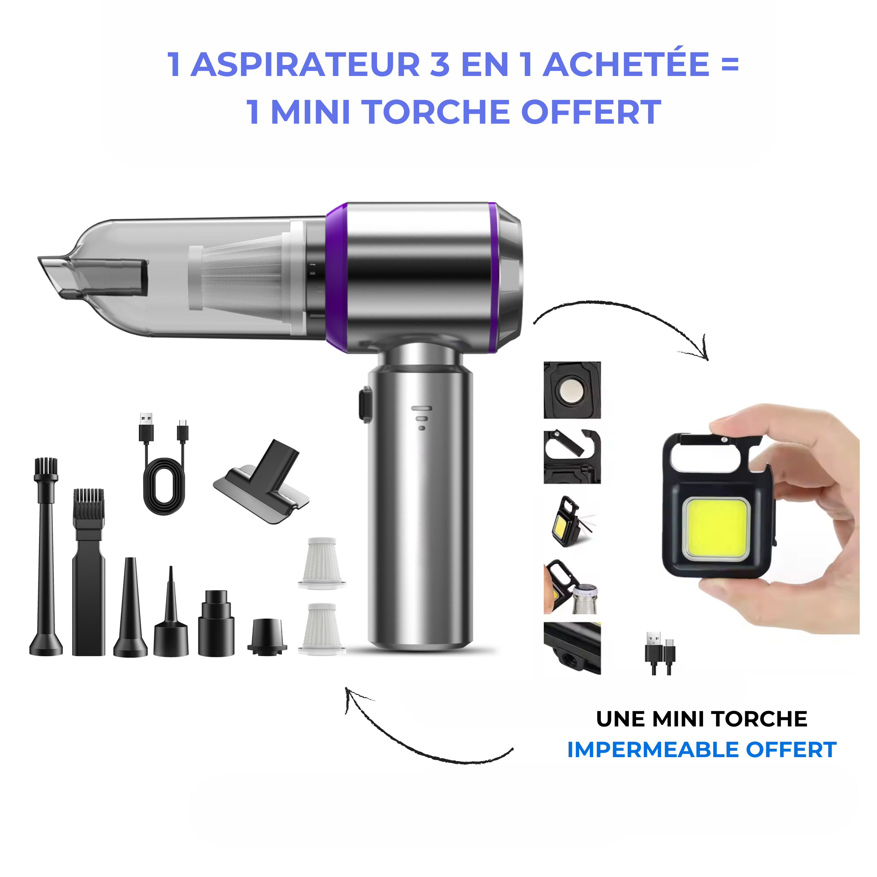 Aspirateur GB + Une montre connectée