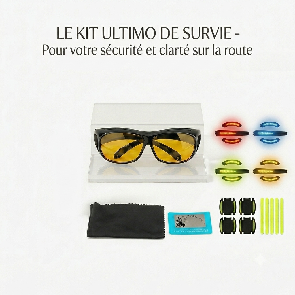 Le kit de survit ultime MALI : une lunette de vision + les stickers phares Offert gratuit
