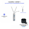 Pendentif parfumé bijoux + un  ecouteur powerbank