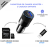 chargeur voiture pour tout appareil + une clé usb + une carte mémoire