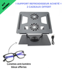 Support ordinateur avec refroidissement BEN + lunette photochromique