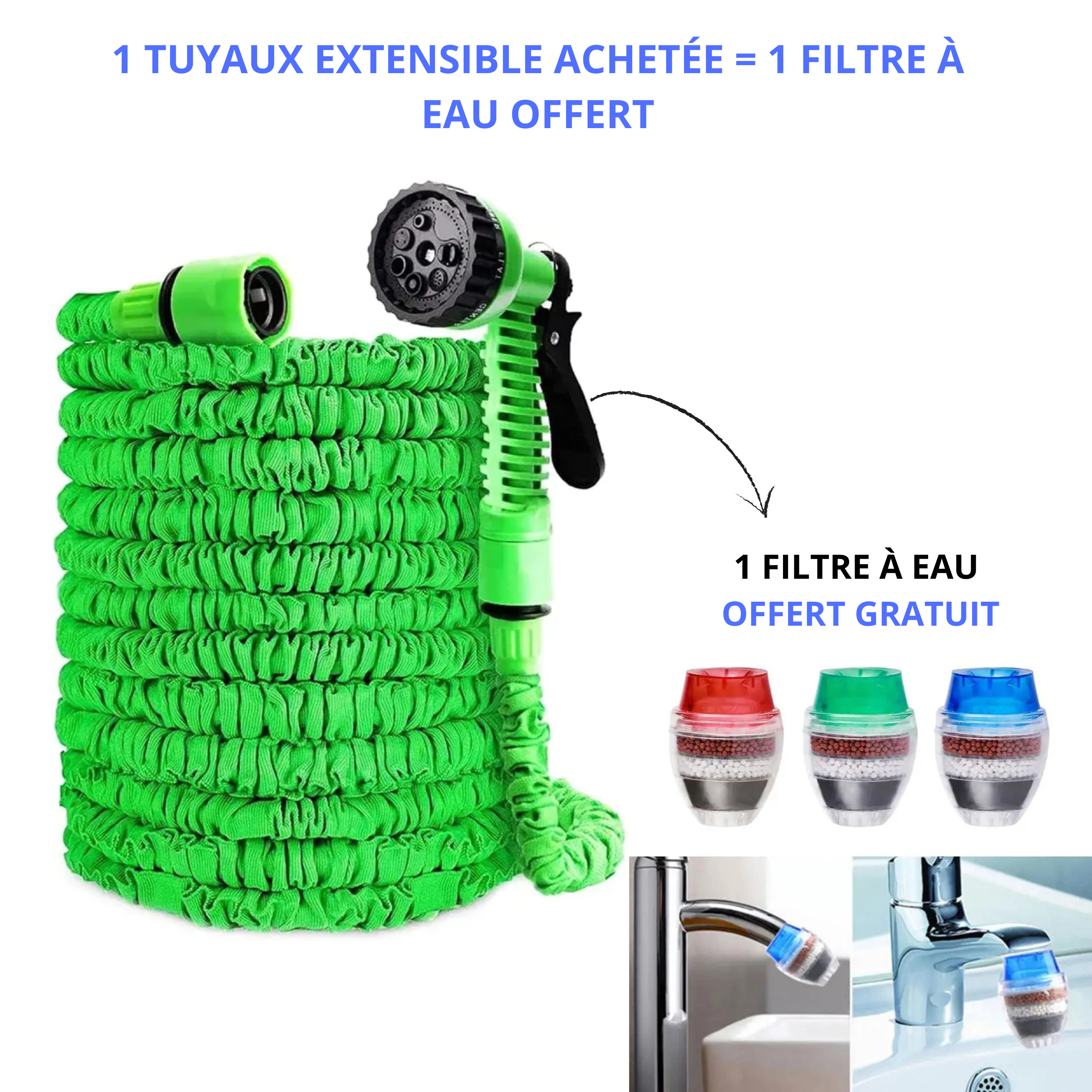 Tuyaux d'arrossage NIGER + FILTRE À EAU
